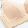 Natural Thai latex underwear, no steel ring, beautiful back, seamless bra cover, vest, one-piece halter, gathering bra details Picture